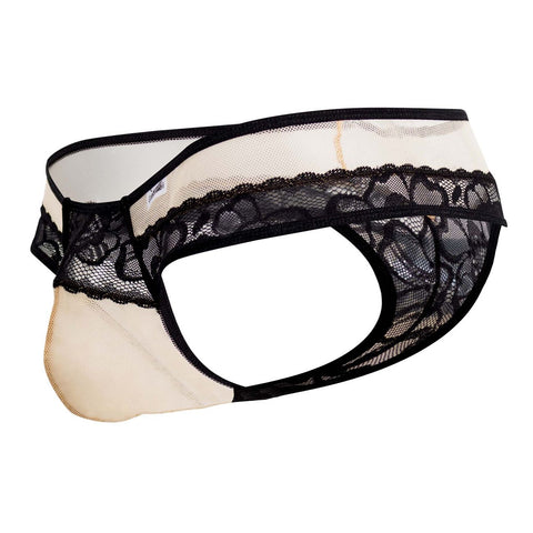 Mesh-Lace Thongs