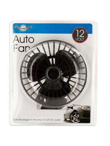 12 Volt Auto Fan With Suction Cup Ol413