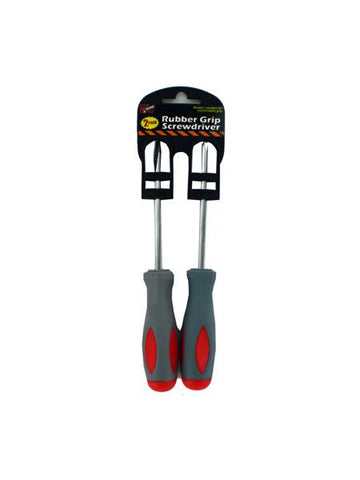 2 Pack Rubber Grip Screwdriver Set Mt562