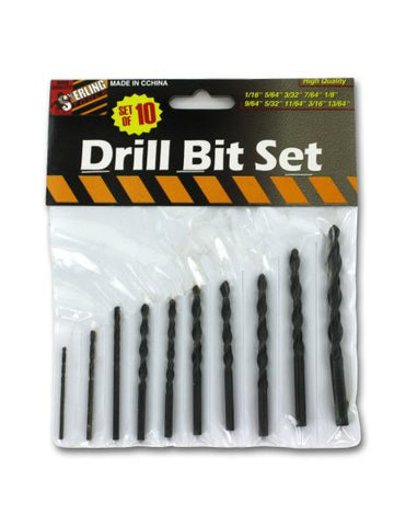 10 Pack Drill Bit Set Dt001