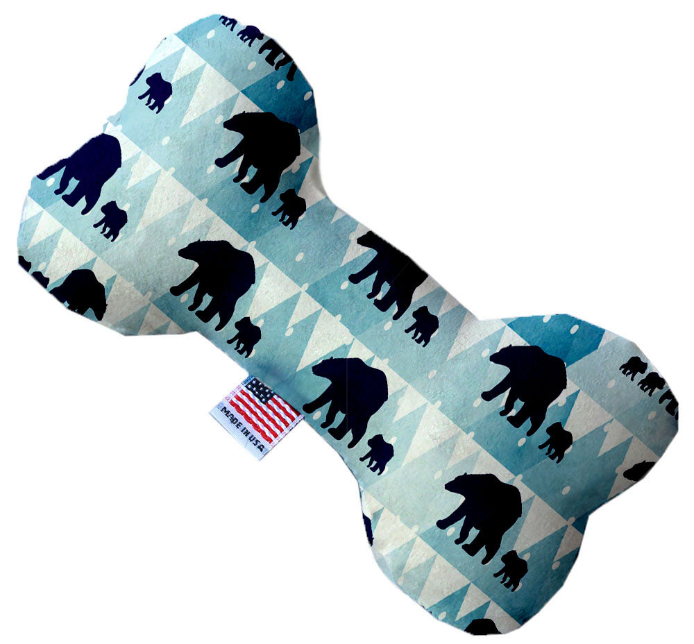 Winter Bear Tracks 6 Inch Stuffing Free Bone Dog Toy