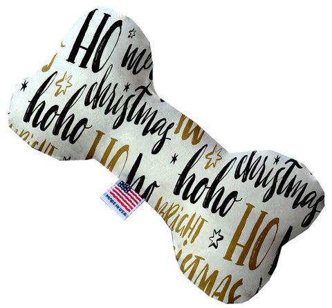 Santa Sayings 8 Inch Stuffing Free Bone Dog Toy