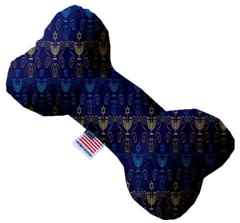 Menorah Madness 10 Inch Stuffing Free Bone Dog Toy