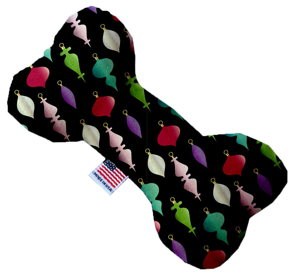 Classic Christmas Ornaments 6 Inch Stuffing Free Bone Dog Toy