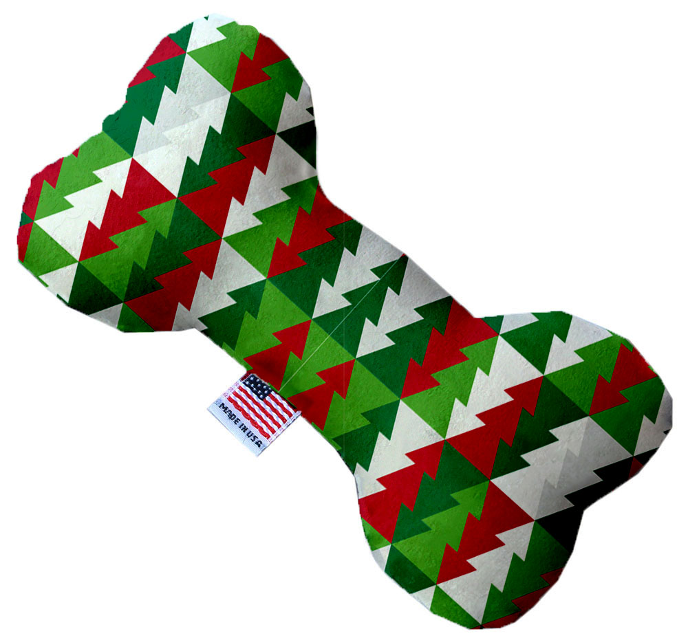 Classy Christmas Trees 8 Inch Stuffing Free Bone Dog Toy