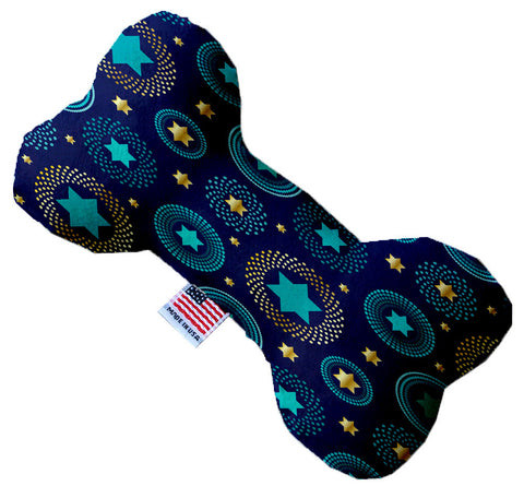 Blue Star Of David 10 Inch Stuffing Free Bone Dog Toy