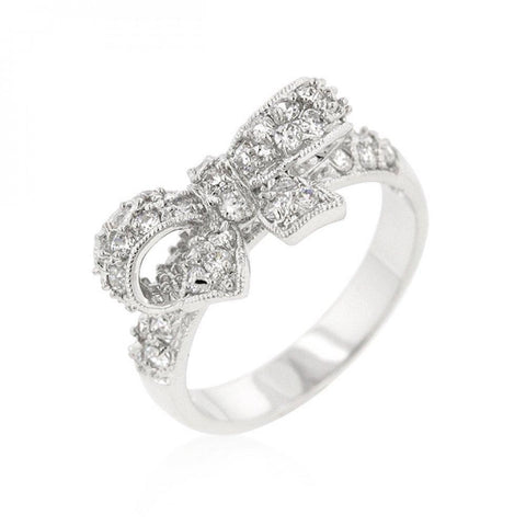 Ribbon Shoelace Fashion Ring (size: 09) R08115r-c01-09