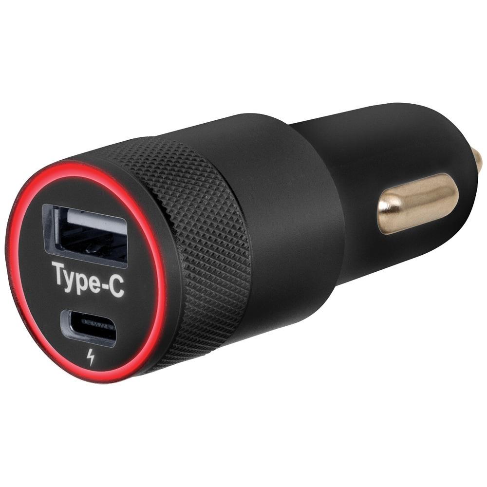 Helix Car Charger With Usb-a And Usb-c Ports Emthcchgc