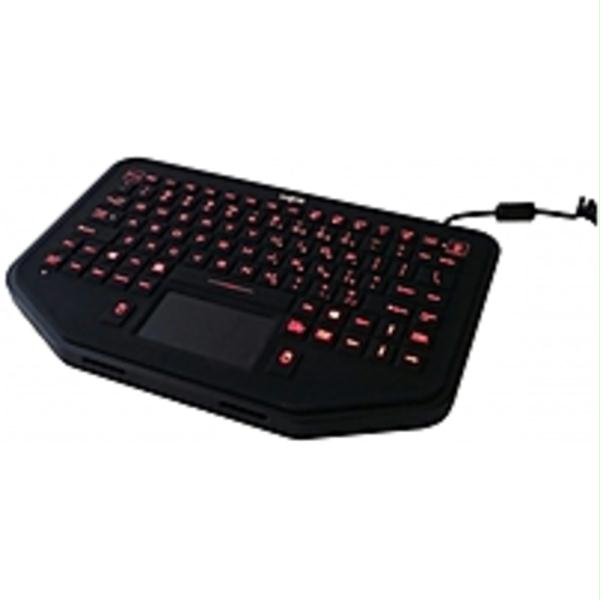 Havis Kb-101 89 Key Rugged Usb Backlit Keyboard - Us Format - Black