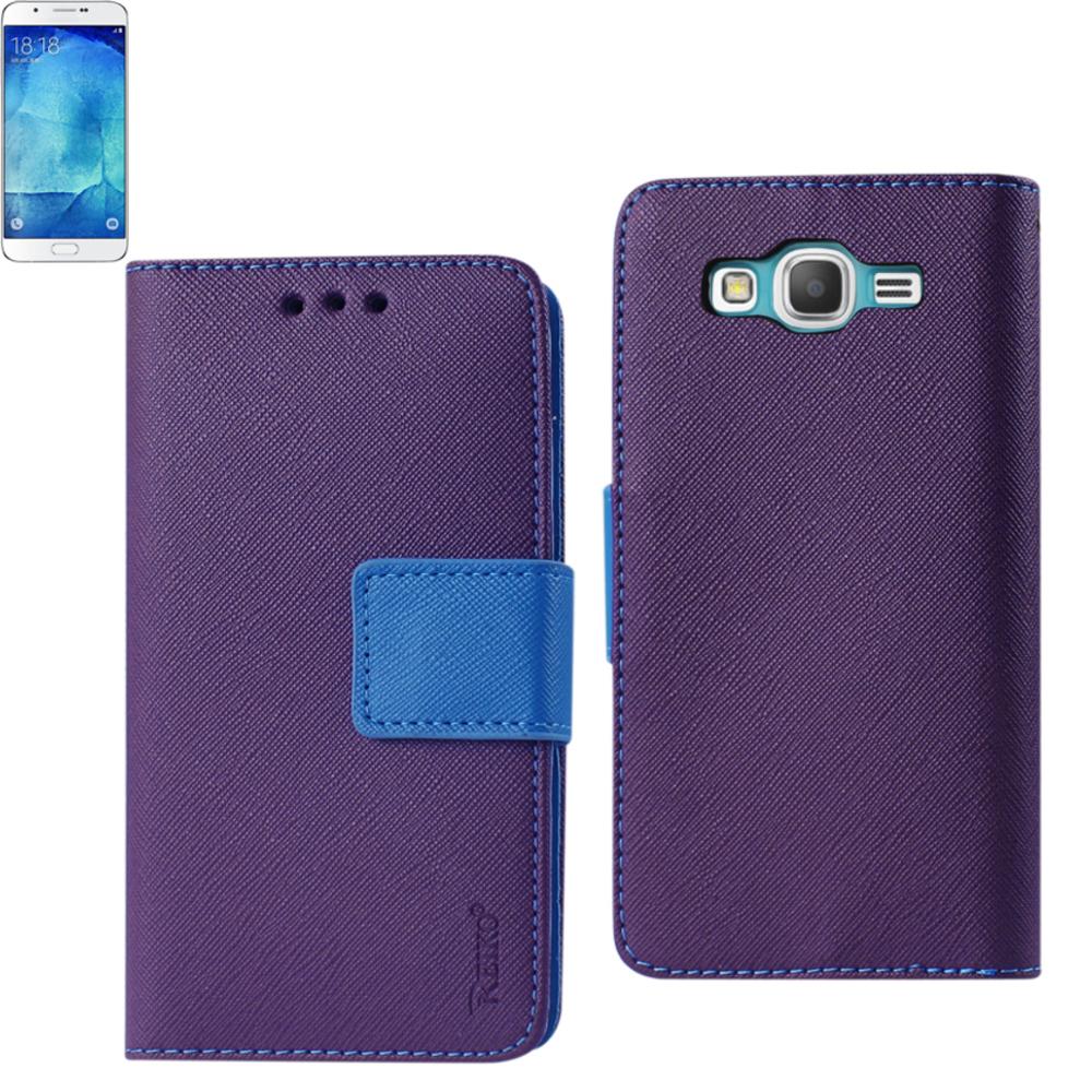 Reiko Samsung Galaxy A8(2016) 3-in-1 Wallet Case In Black