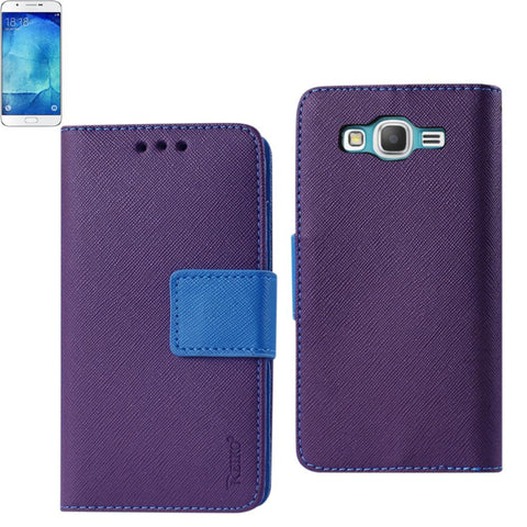 Reiko Samsung Galaxy A8(2016) 3-in-1 Wallet Case In Black