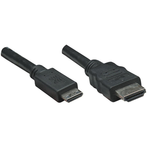Manhattan 304955 High-speed Mini Hdmi To Hdmi A Cable, 6ft