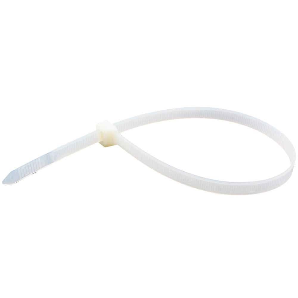 Axis Self-locking Nylon Cable Ties&#44; 100 Pk (15&amp;quot;&#44; Clear&#44; 7.6 Mm Wide&#44; 120lb-tensile Strength) Pet10-6075