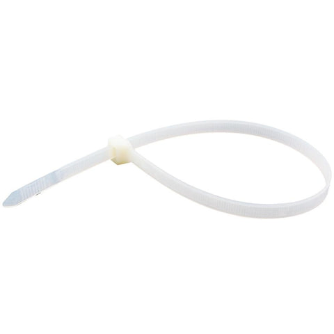 Axis Self-locking Nylon Cable Ties&#44; 100 Pk (15&amp;quot;&#44; Clear&#44; 7.6 Mm Wide&#44; 120lb-tensile Strength) Pet10-6075