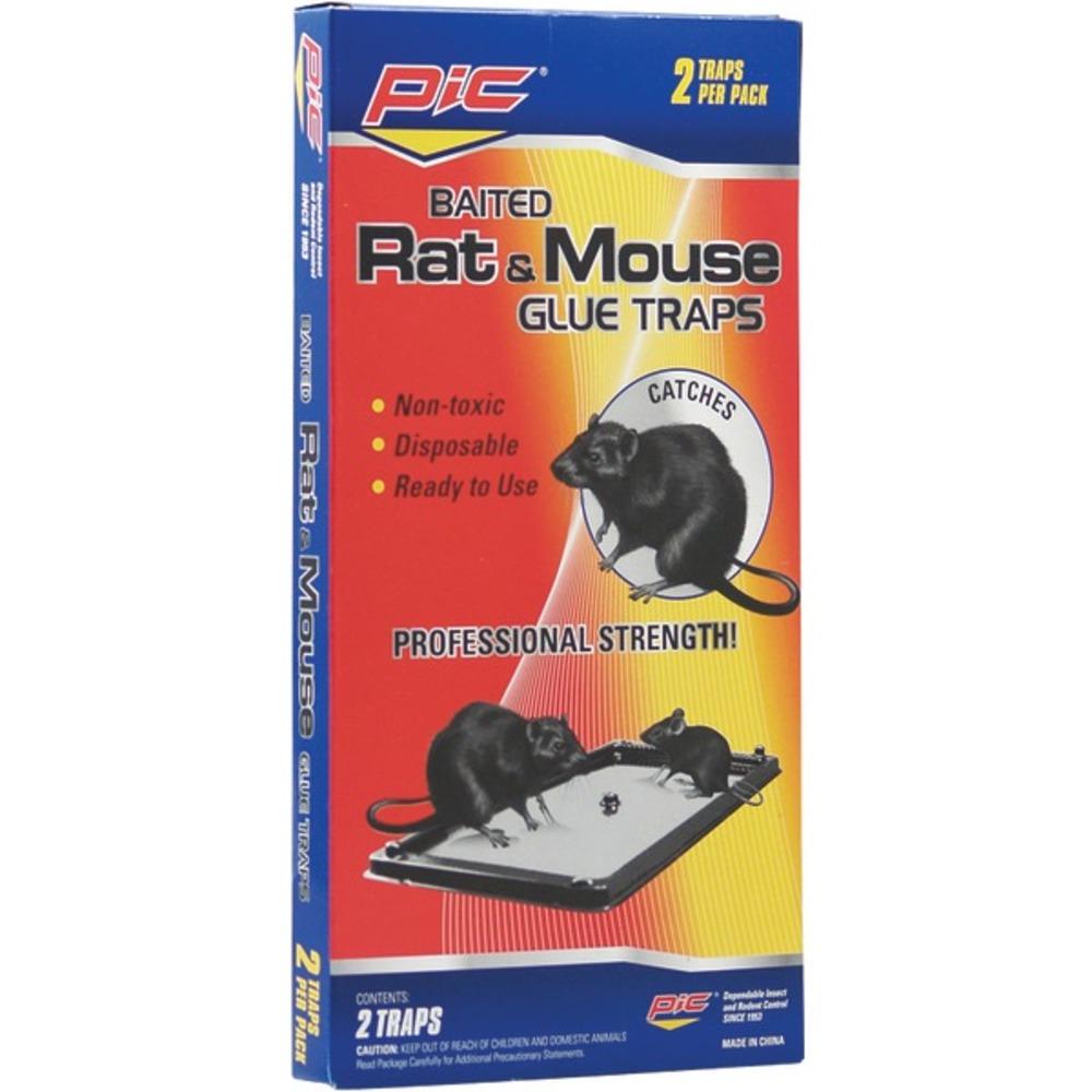 Pic Gt-2 Rat & Mouse Glue Trays, 2 Pk