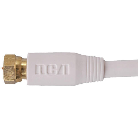 Rca Rg6 Coaxial Cable (25ft; White) Rcavh625whr