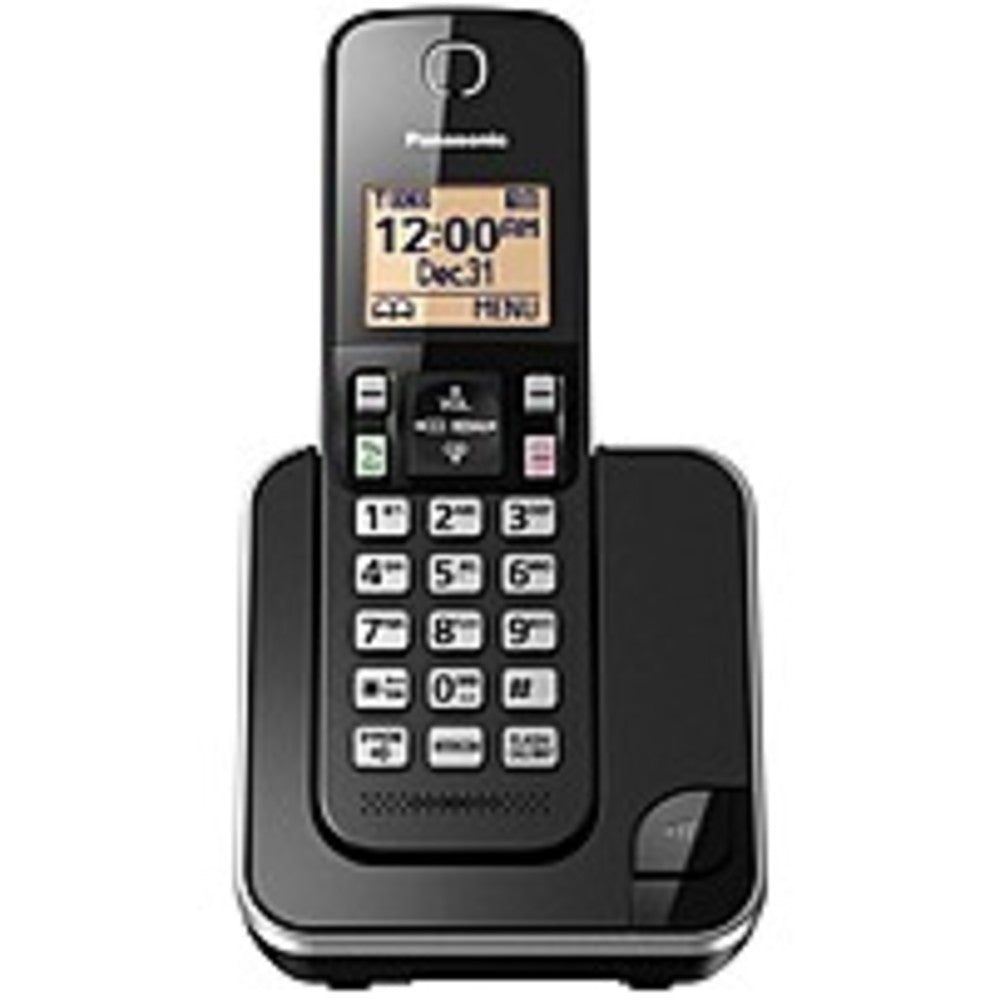 Panasonic Kx-tgc350b Dect 6.0 1.90 Ghz Cordless Phone - Black - 1 X Phone Line - Speakerphone - Hearing Aid Compatible