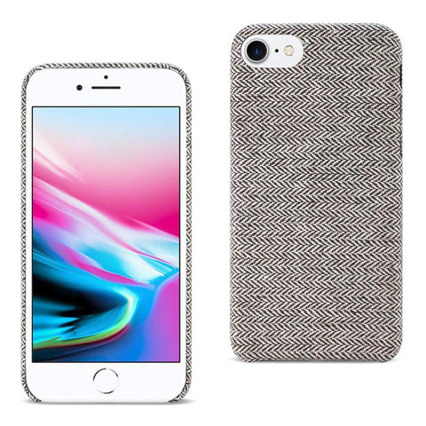 Reiko Iphone 8 Herringbone Fabric In Dark Gray