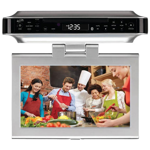 Gpx Iktd1037s 10 Under-cabinet Dvd/cd Bluetooth Player With Fm Radio