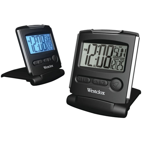 Westclox Fold-up Travel Alarm Clock Nyl72028