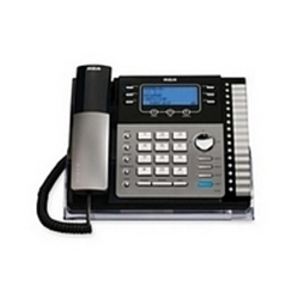 Rca 25424re1 4-line Corded Expandable Speakerphone With Caller Id/call Waiting - Black, Silver