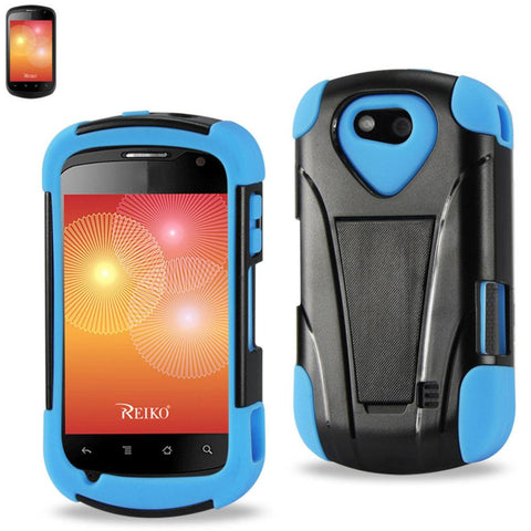 Reiko Zte Groove Hybrid Heavy Duty Case With Kickstand In Black Navy