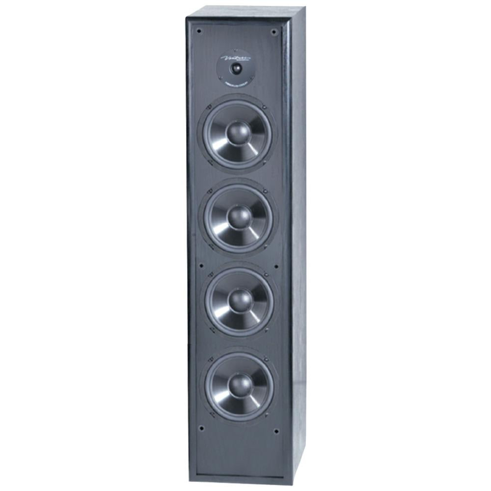 Bic America Dv 84 250-watt 2-way 8-inch Slim-design Tower Speaker For Home Theater And Music