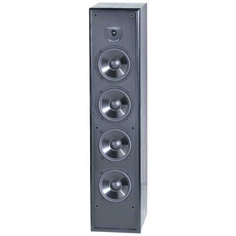 Bic America Dv 84 250-watt 2-way 8-inch Slim-design Tower Speaker For Home Theater And Music