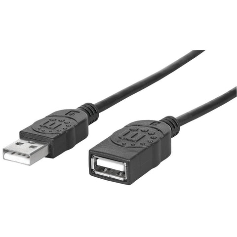 Manhattan A-male To A-female Usb 2.0 Extension Cable (10ft) Ici393850