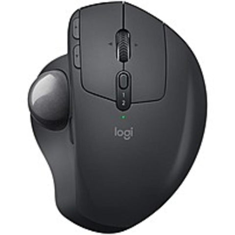 Logitech Mx Ergo Wireless Trackball - Optical - Wireless - Bluetooth/radio Frequency - Black - Usb - Trackball, Scroll Wheel - 8 Button(s) - Right-handed Only