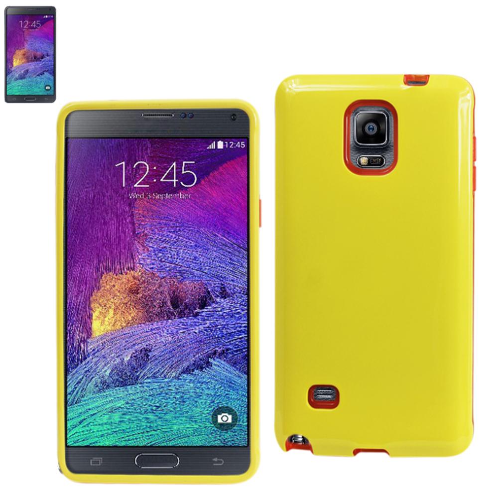 Reiko Samsung Galaxy Note 4 Slim Armor Candy Shield Case In Yellow