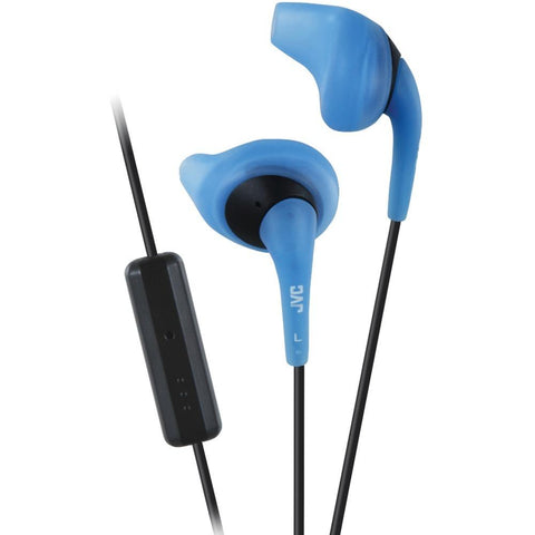 Jvc Gumy Sports Earbuds With Microphone (blue) Jvchaenr15a