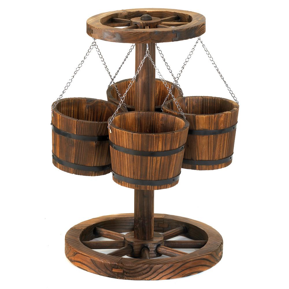 Wagon Wheel Planter 10012691