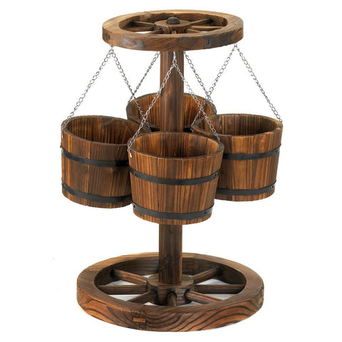Wagon Wheel Planter 10012691