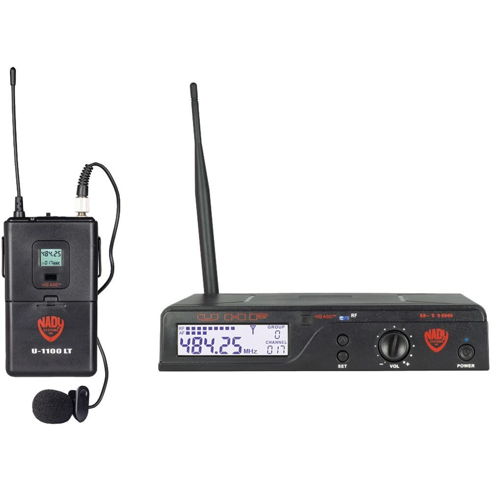 Nady Uhf 100-channel Wireless Lavalier Handheld Microphone System Ndyu1100ltoa