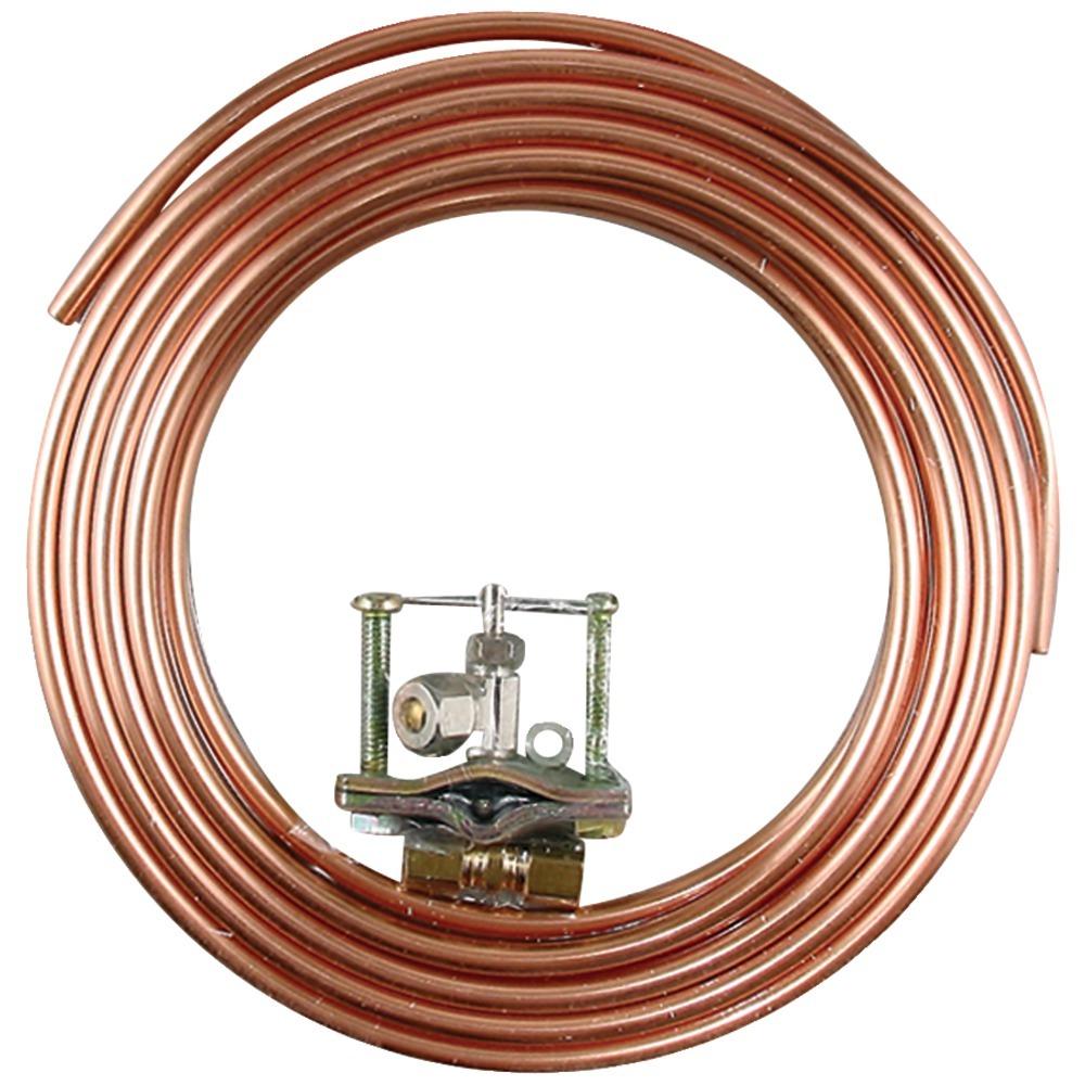 No Logo 4096310101514 Ice Maker Hookup Kit (15ft Kit, Drill-type Valve)
