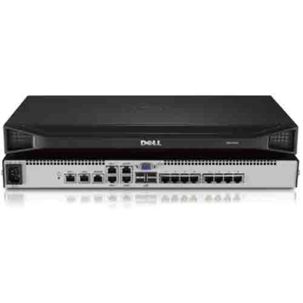 Dell Analog Kvm Switch Dav2108 - Taa Compliant - 8 Computer(s) - 1 Local User(s) - 1600 X 1200network (rj-45)usbvga - Rack-mountable