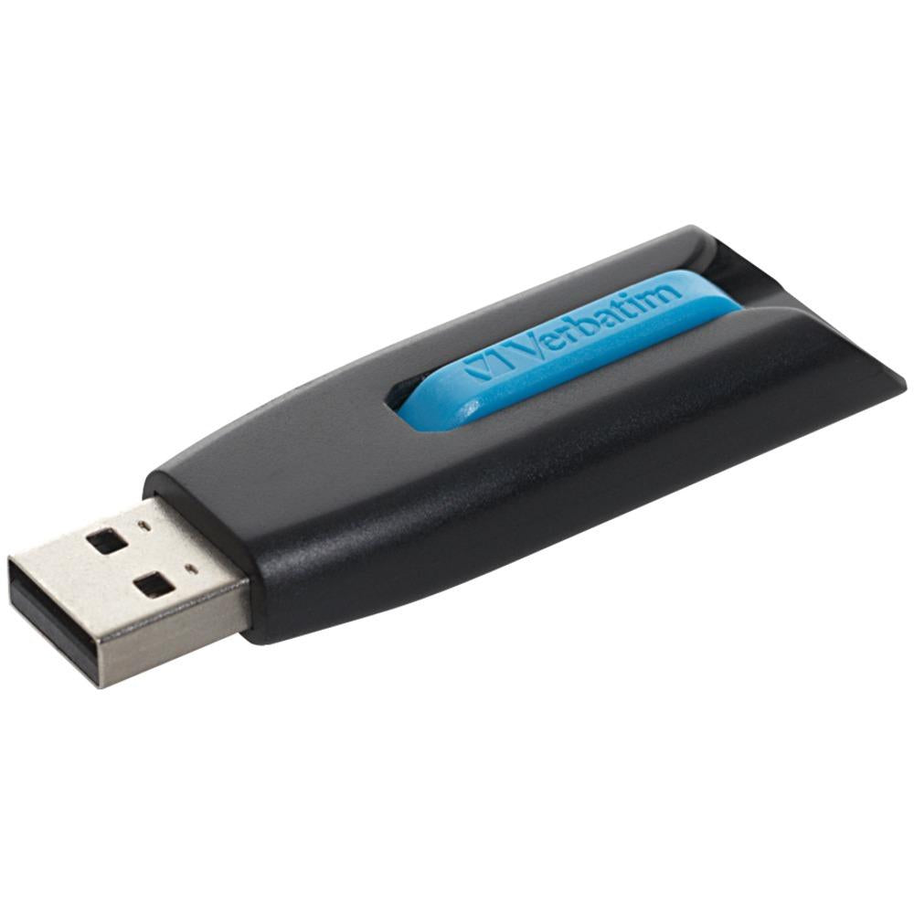 Verbatim 16gb Superspeed Usb 3.0 Store &amp;#039;n&amp;#039; Go V3 Usb Drive (caribbean Blue) Vtm49176