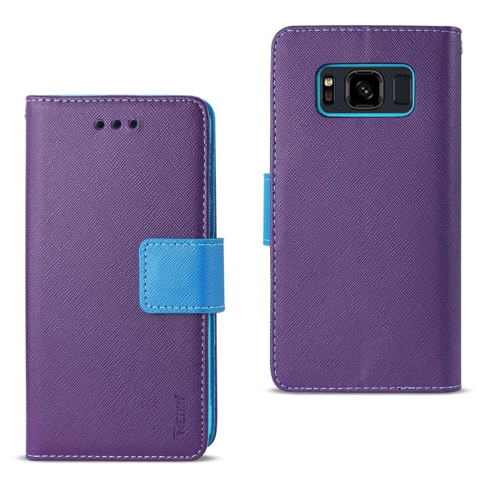 Reiko Samsung Galaxy S8 Active 3-in-1 Wallet Case In Purple