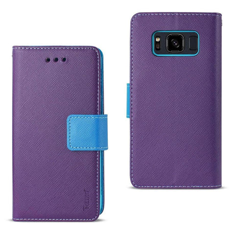 Reiko Samsung Galaxy S8 Active 3-in-1 Wallet Case In Purple