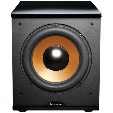 Bic America H-100ii 500-watt Acoustech 12 Front-firing Powered Subwoofer With Black Lacquer Top