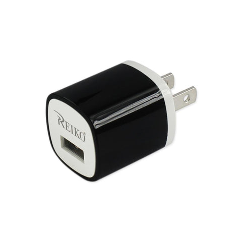 Reiko 1 Amp Wall Usb Travel Adapter Charger In Black