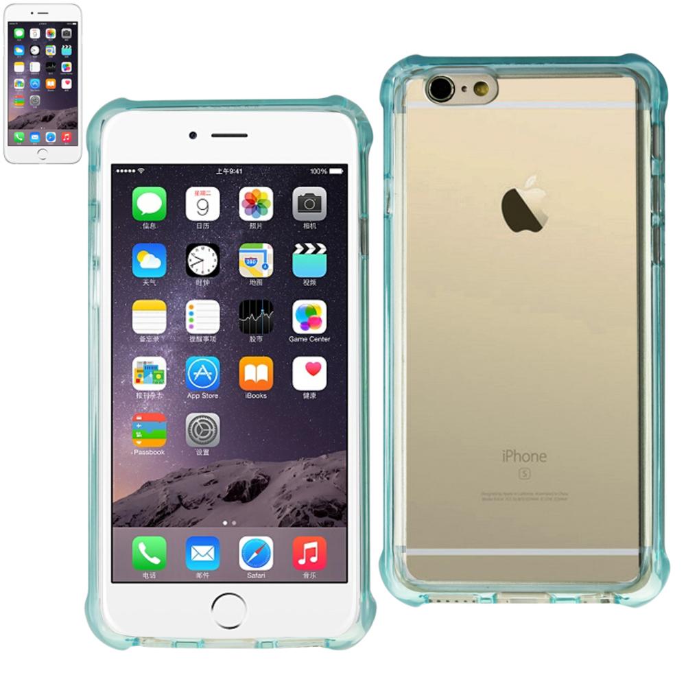Reiko Iphone 6s Plus/ 6 Plus Clear Bumper Case With Air Cushion Protection In Clear Navy