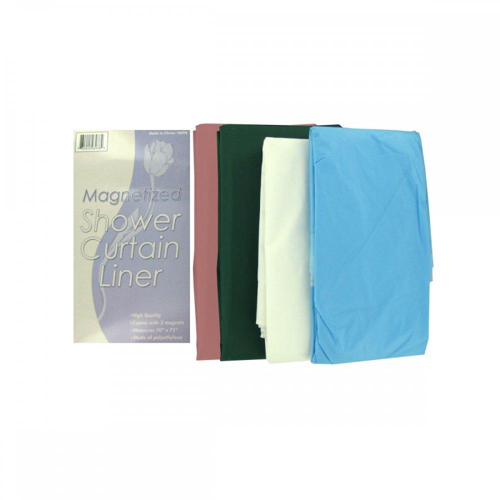 Magnetized Shower Curtain Liner Hl076