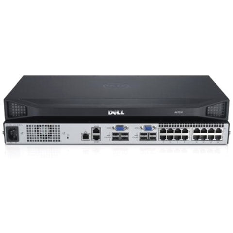 Dell Analog Kvm Switch Dav2216 - Taa Compliant - 16 Computer(s) - 2 Local User(s) - 1600 X 1200network (rj-45)usbvga - Rack-mountable