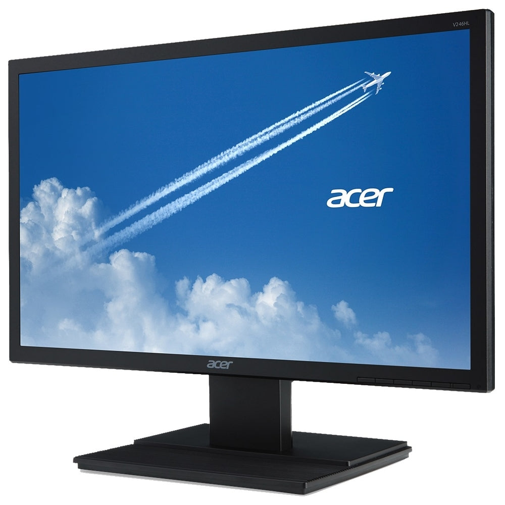 Acer V246hql 23.6 Led Lcd Monitor - 16:9 - 5ms - 1920 X 1080 - 16.7 Million Colors - 300 Nit - 100,000,000:1 - Full Hd - Dvi - Vga - Black - Tco