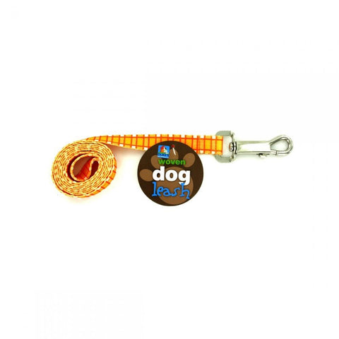 Dog Leash With Plaid Print Di168