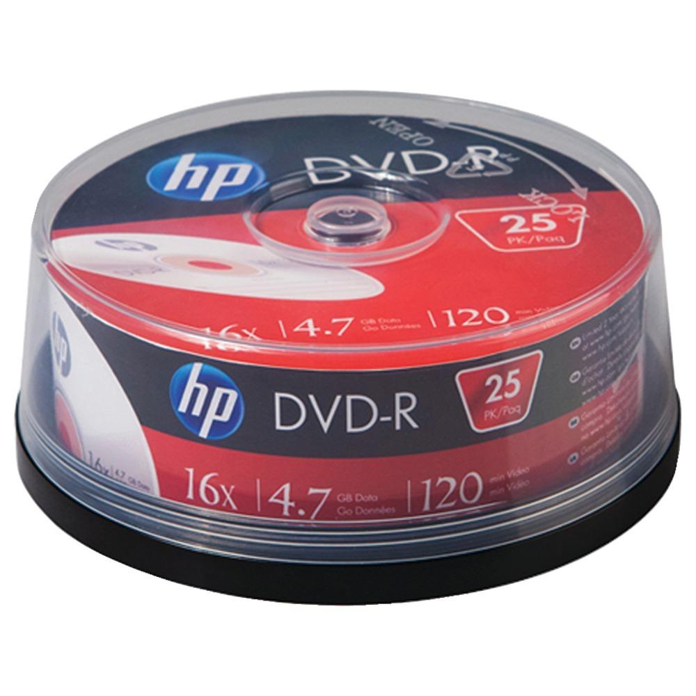 Hp 4.7gb 16x Dvd-rs (25-ct Cake Box Spindle) Hoodm16025cb
