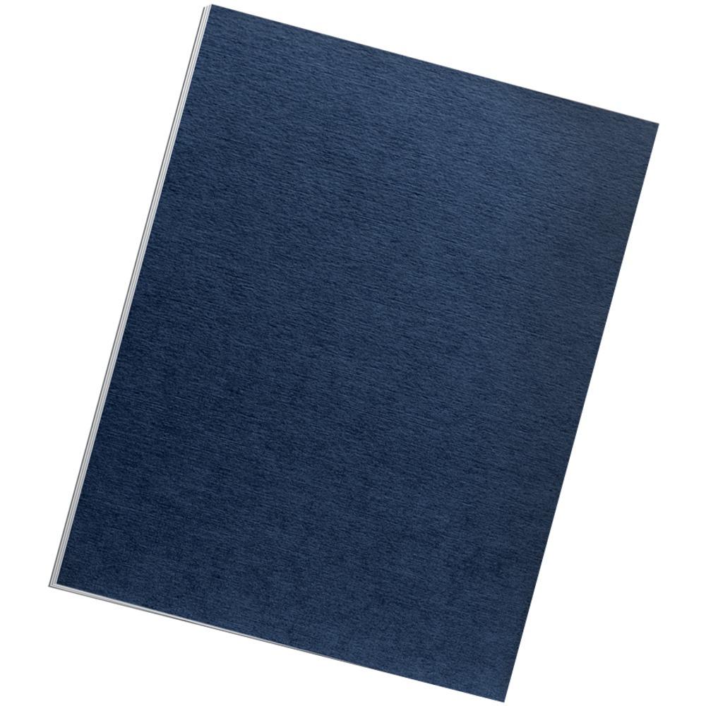 Fellowes 52098 Expression Linen Presentation Covers , Letter, 200pk (navy)