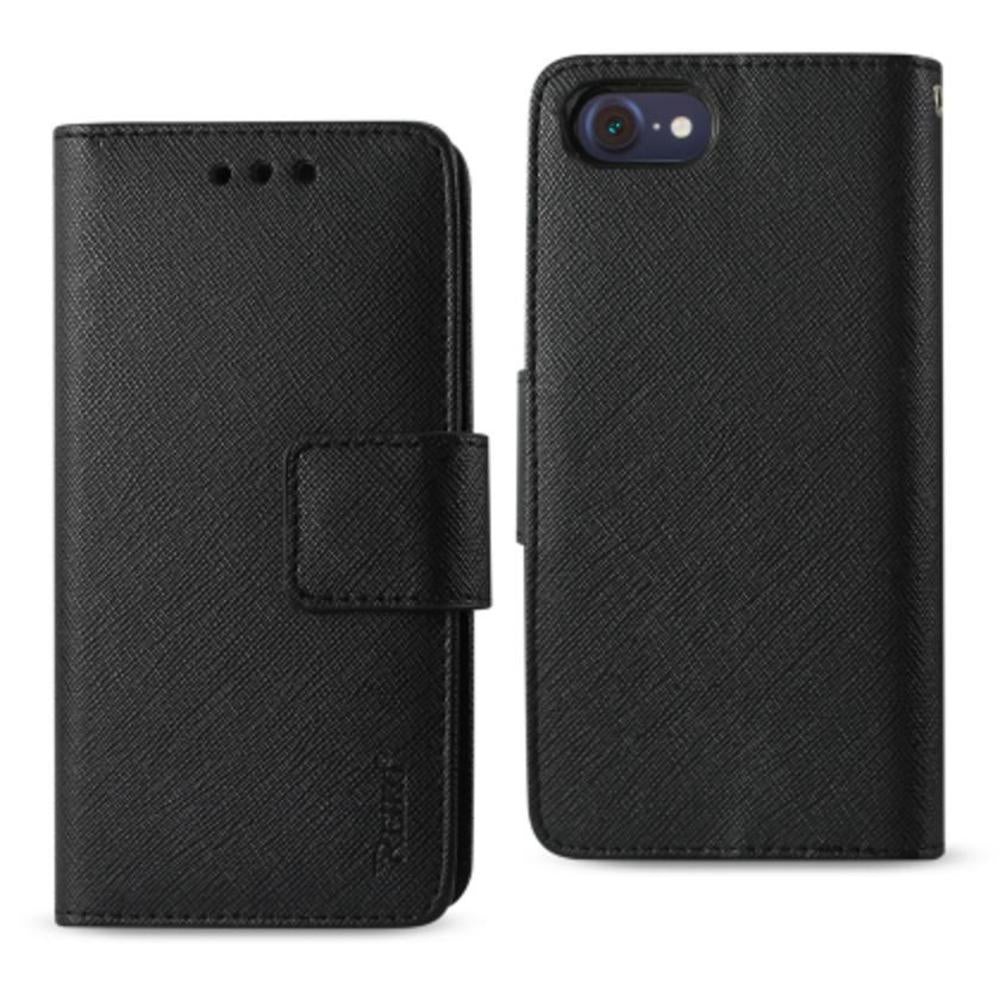 Reiko Iphone 8/ 7 3-in-1 Wallet Case In Black